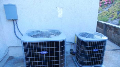 Central Air Conditioning Equipment Photo